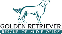 the new Golden Retriever Rescue of Mid-Florida Logo