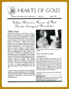 Newsletter cover - February 1998.