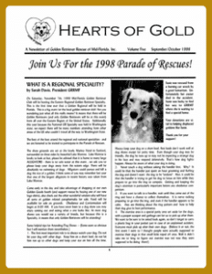 Newsletter cover - September and October 1998.