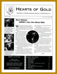 Newsletter cover - June through August 1999.