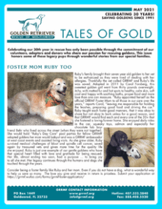 May 2021 newsletter cover