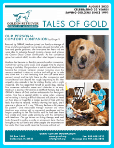August 2023 newsletter cover