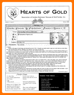 Winter 2000 newsletter cover