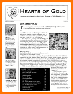 Fall 2002 newsletter cover
