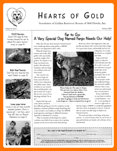 Summer 2003 newsletter cover