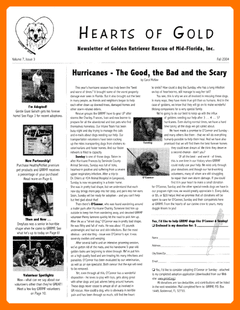 Fall 2004 newsletter cover