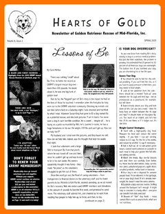 Spring 2005 newsletter cover
