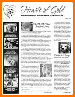 Summer 2005 newsletter cover