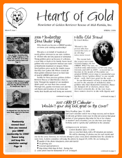 Spring 2006 newsletter cover