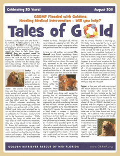 August 2011 newsletter cover