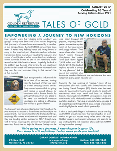 August 2017 newsletter cover
